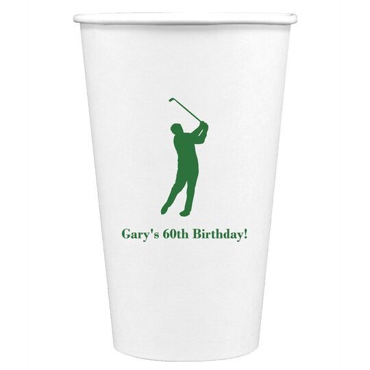 Golf Day Paper Coffee Cups